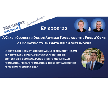 122. A Crash Course in Donor Advised Funds and the Pros & Cons of Donating to One with Brian Mittendorf Featured Image