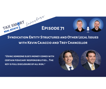 71. Syndication Entity Structures and Other Legal Issues Featured Image