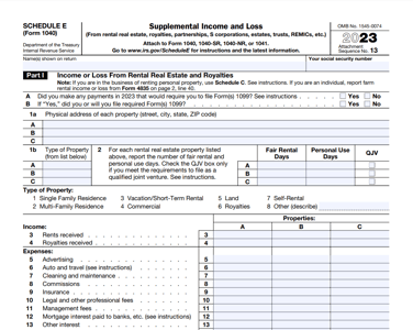 The 2024 Ultimate Guide to IRS Schedule E for Real Estate Investors Featured Image